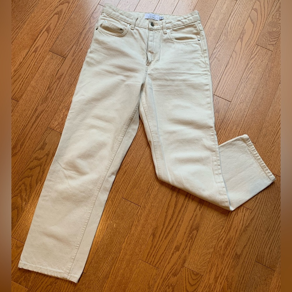 Cream colored & Other Stories Jeans